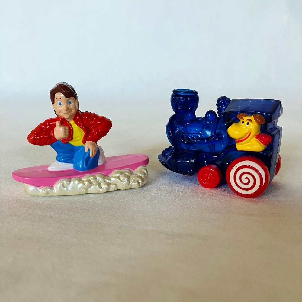 Back To The Future Toys McDonald's Surfer Train 1991 Lot 2 Collectible Vintage